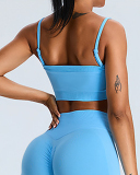 Seamless New Yoga Top Slim Tube Top Sexy Sports Yoga Vest Pink Yellow Blue Red Black S-XL