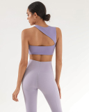 OEM Add Logo Women Irregular Running Sports Bra S-L