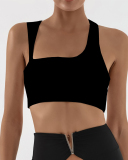 OEM Add Logo Women Irregular Running Sports Bra S-L