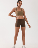 OEM Add Logo Women Irregular Running Sports Bra S-L