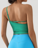Women Sling Backless Dance Running Sports Yoga Vest S-L