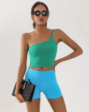 Women Sling Backless Dance Running Sports Yoga Vest S-L