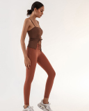 Wholesale Price Autumn New Sling Sleeveless Running Drawstring Sports Fitness Vest S-L