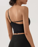 Women Sling Backless Dance Running Sports Yoga Vest S-L