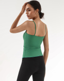 Wholesale Price Autumn New Sling Sleeveless Running Drawstring Sports Fitness Vest S-L