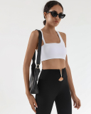 OEM Add Logo Women Irregular Running Sports Bra S-L