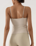 Wholesale Price Autumn New Sling Sleeveless Running Drawstring Sports Fitness Vest S-L