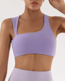 OEM Add Logo Women Irregular Running Sports Bra S-L