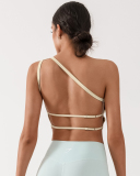 Women Slash Neck Backless Fashion Active Wear Vest S-L
