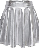 PU Fashion Perfomance Cute Short Skirt S-XL