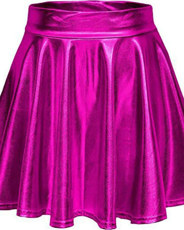 PU Fashion Perfomance Cute Short Skirt S-XL