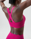 Women Wave Quickly Drying Fitness Running Yoga Bra S-XL