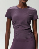 Women O Neck Slim Sports Fitness Yoga Outdoor Quick Drying T-shirt S-XL
