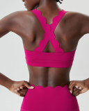 Women Wave Quickly Drying Fitness Running Yoga Bra S-XL