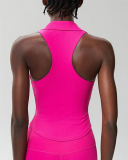Women V Neck Fitness Sports Quick Drying Running Yoga Tennis Vest S-XL