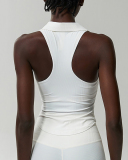 Women V Neck Fitness Sports Quick Drying Running Yoga Tennis Vest S-XL