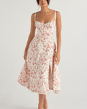 Sleeveless Women Cute Girl Long Vacation Dress XS-3XL