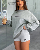 Leisure Women Wholesale Autumn Two Piece Short Set S-L
