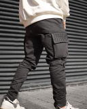 Men's Casual Multiple Pockets Ziper Sports Pants M-3XL