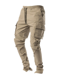 Men's Casual Multiple Pockets Ziper Sports Pants M-3XL