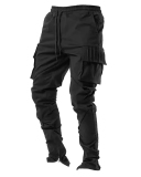 Men's Casual Multiple Pockets Ziper Sports Pants M-3XL