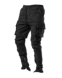 Men's Casual Multiple Pockets Ziper Sports Pants M-3XL