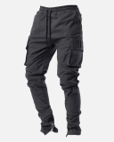 Men's Casual Multiple Pockets Ziper Sports Pants M-3XL