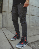 Men's Casual Multiple Pockets Ziper Sports Pants M-3XL