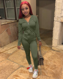 New Leisure Wholesale Women Autumn Sporty Two Piece Pant Set S-XXL