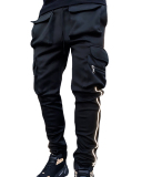 Multiple Pocket reflective Casual Men's Pants M-3XL