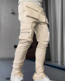 Multiple Pocket reflective Casual Men's Pants M-3XL