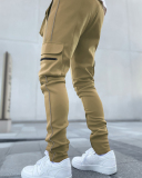 Multiple Pocket reflective Casual Men's Pants M-3XL