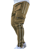 Multiple Pocket reflective Casual Men's Pants M-3XL