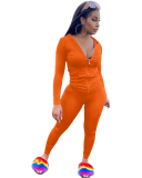 New Leisure Wholesale Women Autumn Sporty Two Piece Pant Set S-XXL