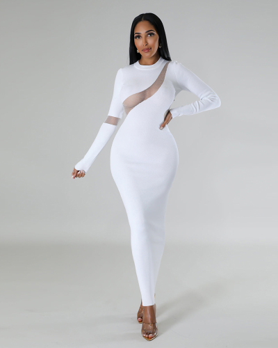 Long Sleeve Women Long Autumn Dress S-XXL