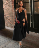 Hot Sale Women Beach Vacation Two Piece Dress S-L