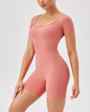 OEM Add Logo Square Fitness Slim Nuke Feeling Quickly Drying Romper S-2XL
