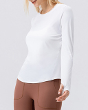 Women Ice Cool Sun-Protect Sports Loose Running Breathable Long Sleeve T-shirt S-2XL