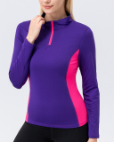 Fall & Winter Outdoor Running Long Sleeve Zipper Stand Collar Training Coat M-3XL
