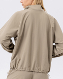 Half Zipper Stand Collar Quickly Drying Running Long Sleeve Fitness Top S-2XL