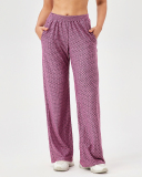 Women Sports Loose Casual Printed Breathable Pants S-2XL