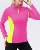 Fall & Winter Outdoor Running Long Sleeve Zipper Stand Collar Training Coat M-3XL