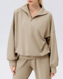 Winter Autumn Long Sleeve Loose Outdoor Running Sweatshirt S-2XL
