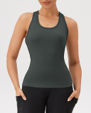 Women I Back Active Wear Factory Running Breathable Vest S-2XL