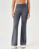 Women High Waist Wide Leg Running Quickly Drying Pants S-2XL