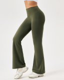 Women High Waist Wide Leg Running Quickly Drying Pants S-2XL