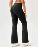 Women High Waist Wide Leg Running Quickly Drying Pants S-2XL
