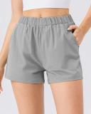 Woman Loose High Waist Quickly Drying Running Shorts S-2XL