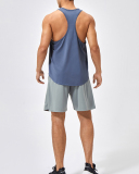 Men's Loose Fitness Crew Neck Running Quickly Drying Breathable Vest S-2XL