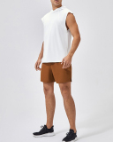 Men's Broad Shoulder Loose Quickly Drying Basketball Running  Hoodies Vest S-2XL